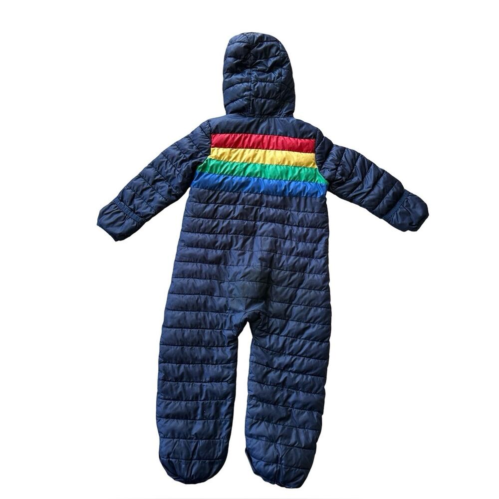 Primary Rainbow Lightweight Puffer Suit Toddler 18-24mo - Picture 5 of 7